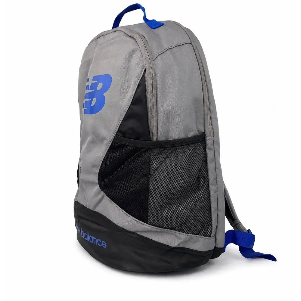 New Balance Players Backpack 17” Laptop Bag Gunmetal Blue LAB91011-GNM NWT